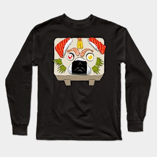 Pug Sushi Long Sleeve T-Shirt